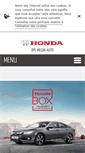 Mobile Screenshot of honda-melun.com